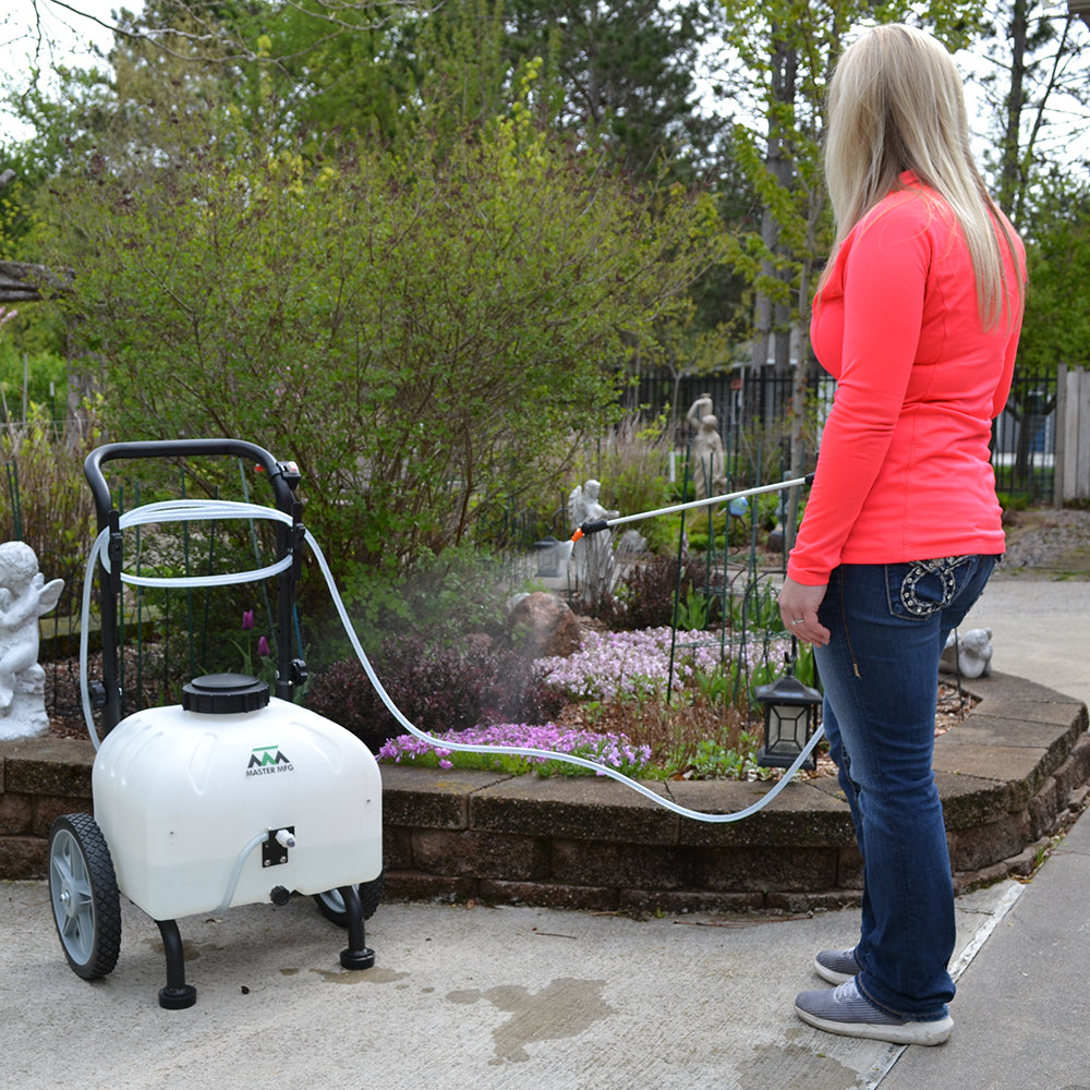 mantis garden sprayer 9 Gallon Master Gardener Cart Sprayer