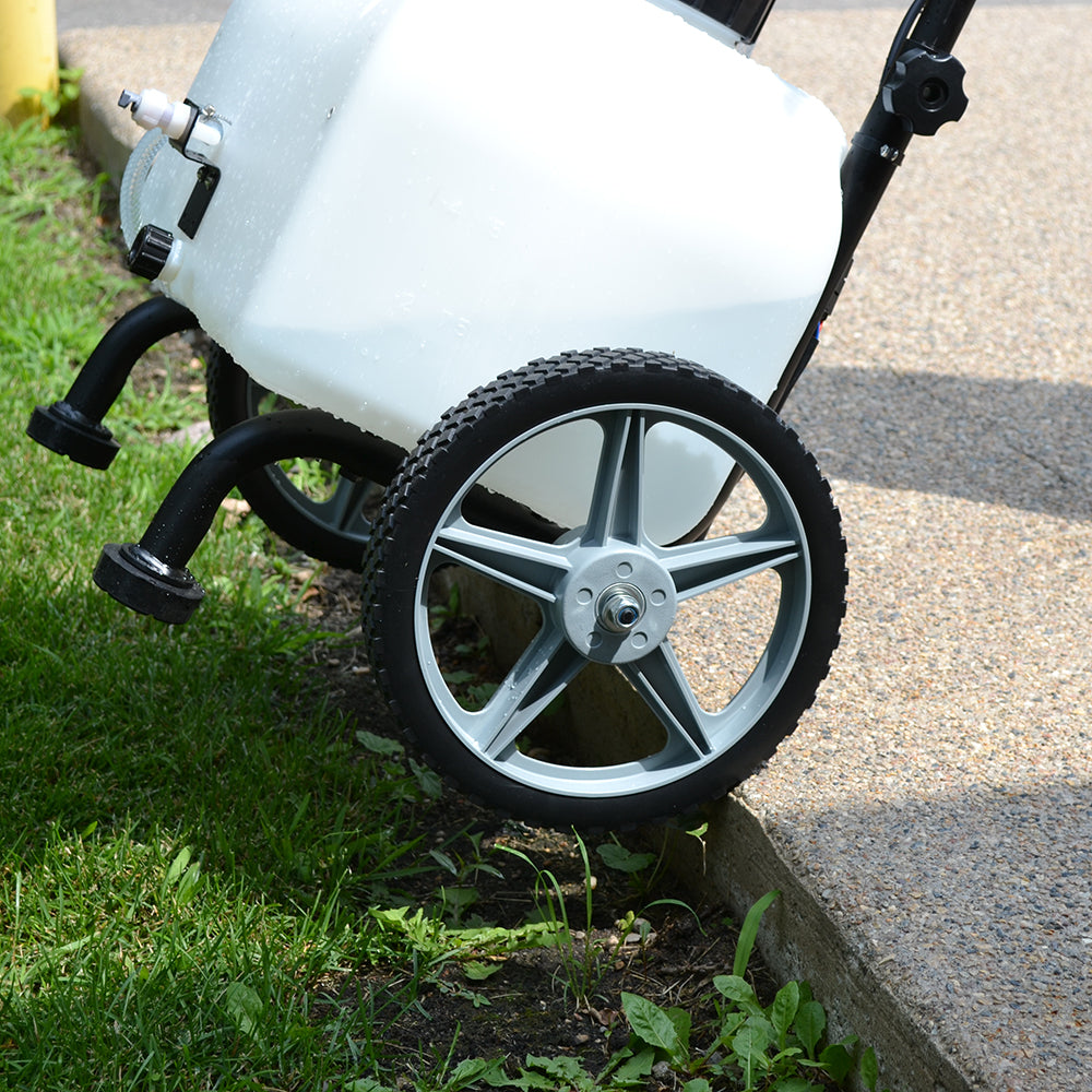 large garden sprayer on wheels 9 Gallon Master Gardener Cart Sprayer