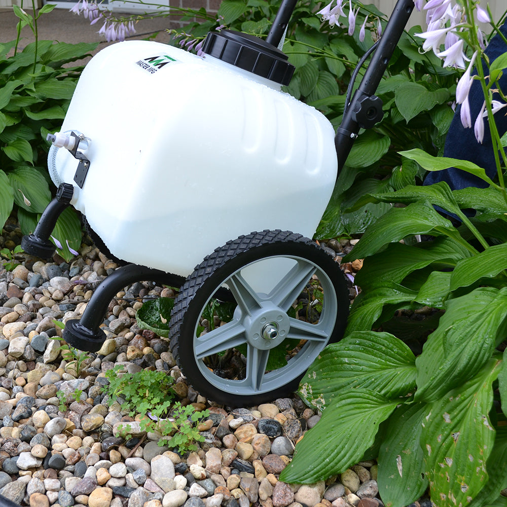 large garden sprayer on wheels 9 Gallon Master Gardener Cart Sprayer