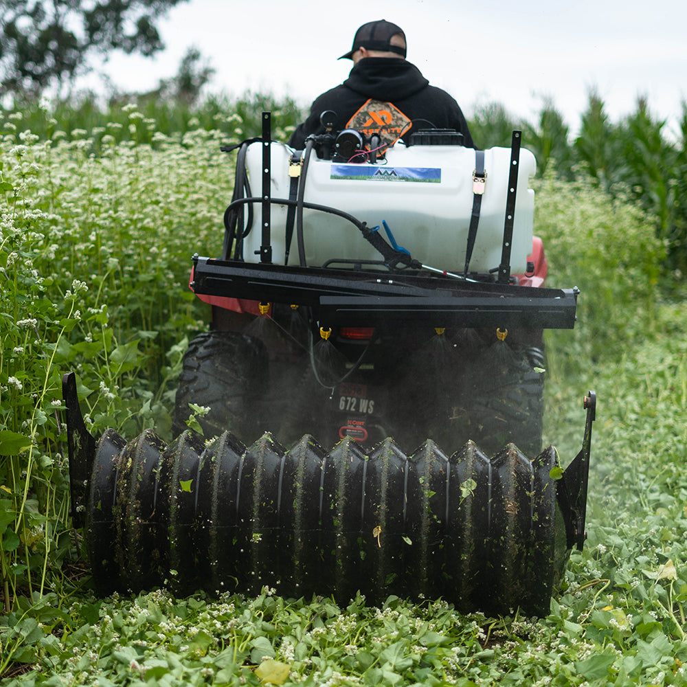herbicide sprayers for atv 25 Gallon Deluxe ATV Broadcast Sprayer, 10 Foot Swath