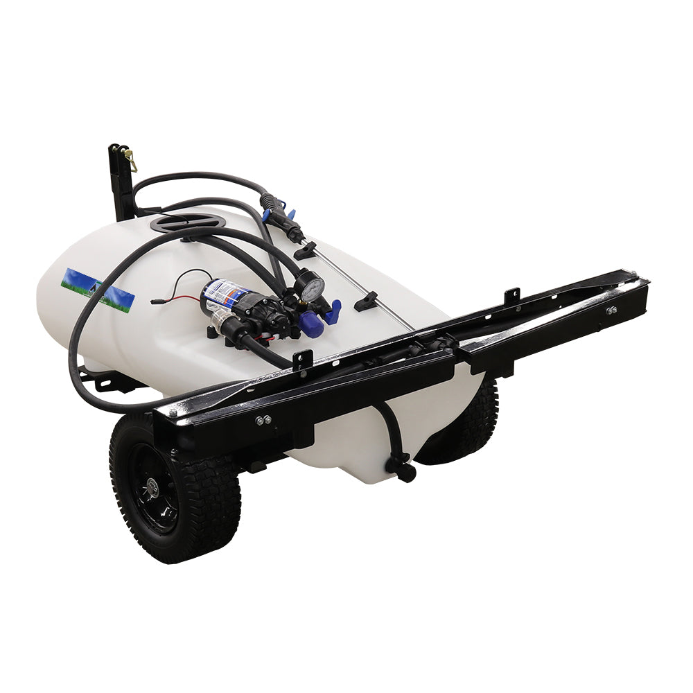 tow behind herbicide sprayer Master Manufacturing 24 Gallon Deluxe Tow-Behind Spot & Broadcast Sprayer