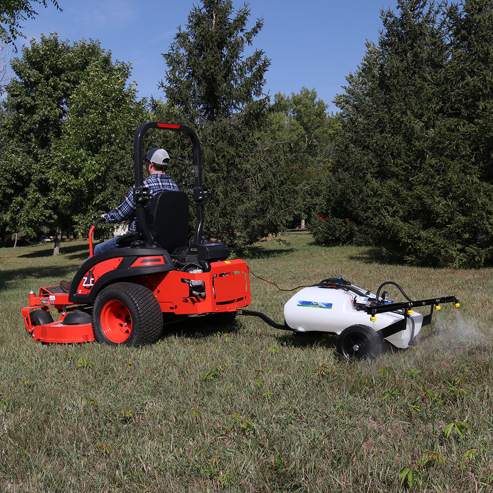 towable garden sprayer Master Manufacturing 24 Gallon Deluxe Tow-Behind Spot & Broadcast Sprayer