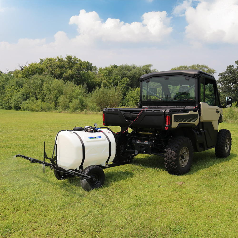 10 gallon garden sprayer 60 Gallon Deluxe Pull Behind Sprayer, 10 Foot Swath – Master MFG