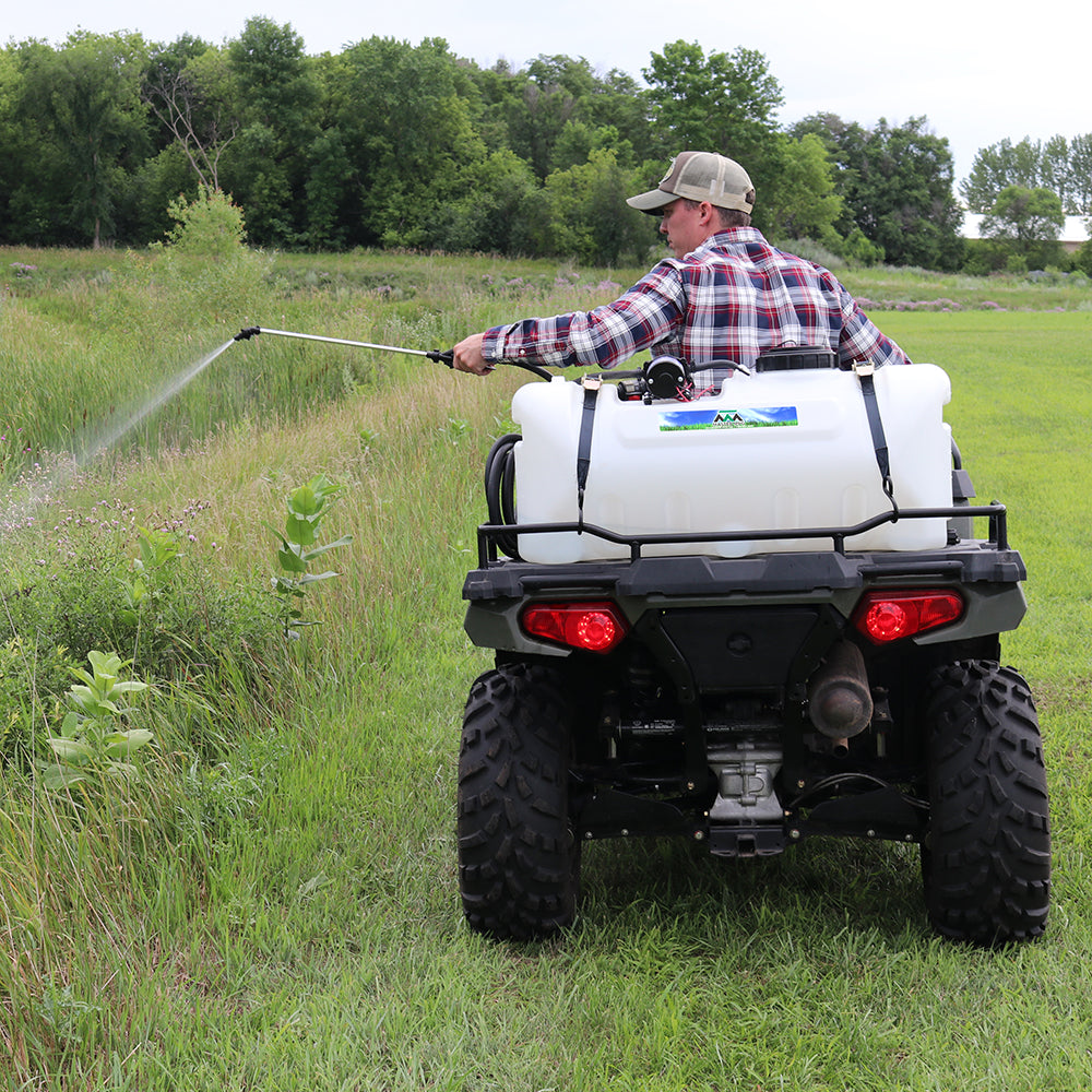 atv herbicide sprayer Master Manufacturing 25 Gal. 2.2 GPM Spot Tank Sprayer SSO-01-025A-MM